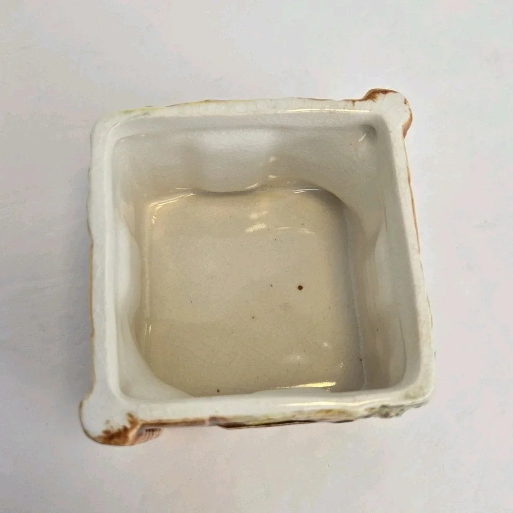 Price Kensington Cottage Ware lidded‎ Sugar Bowl Trinket Box Made In England Vtg